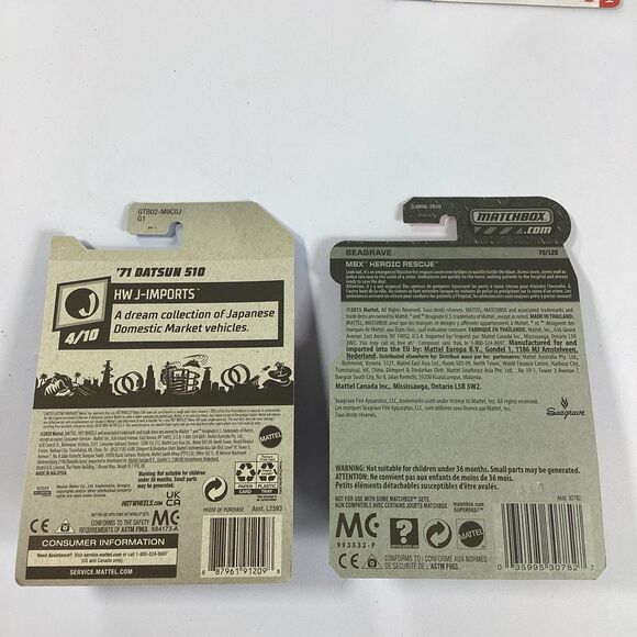 Hot Wheels Mattel Lot Of 20 New Sealed - Picture 8 of 16